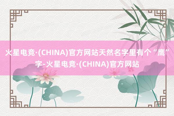 火星电竞·(CHINA)官方网站天然名字里有个“鹰”字-火星